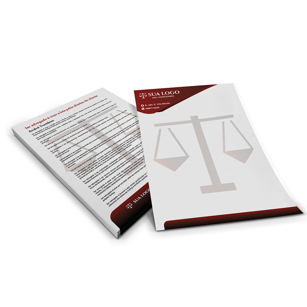 Papel Timbrado Apergaminhado 90g (150x210mm)