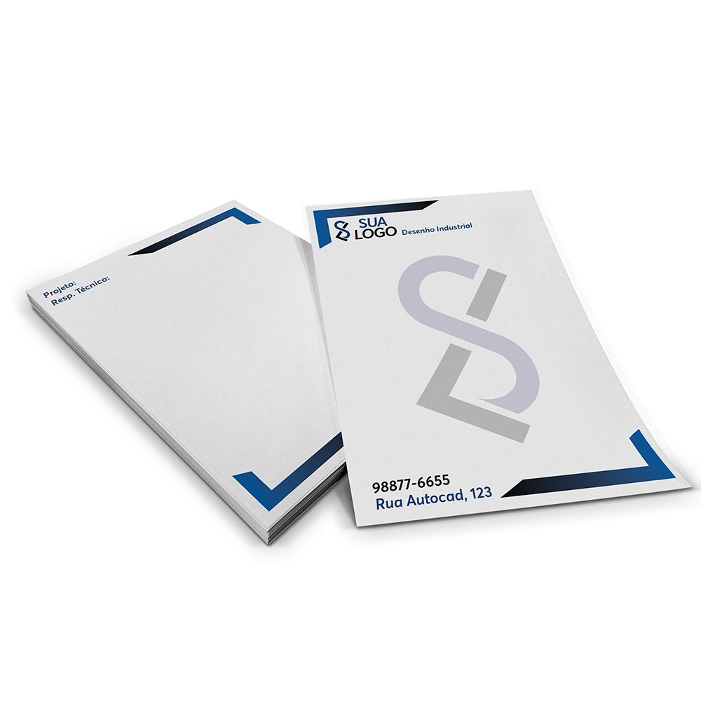 Papel Timbrado Apergaminhado 150g (150x210mm)