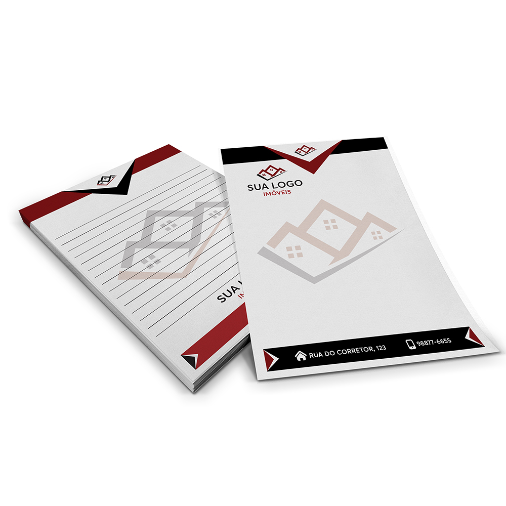 Papel Timbrado Apergaminhado 90g (150x210mm)