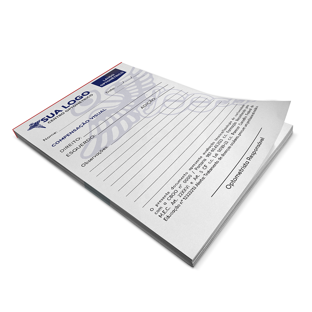 Receituários Apergaminhado 90g (105x150mm)