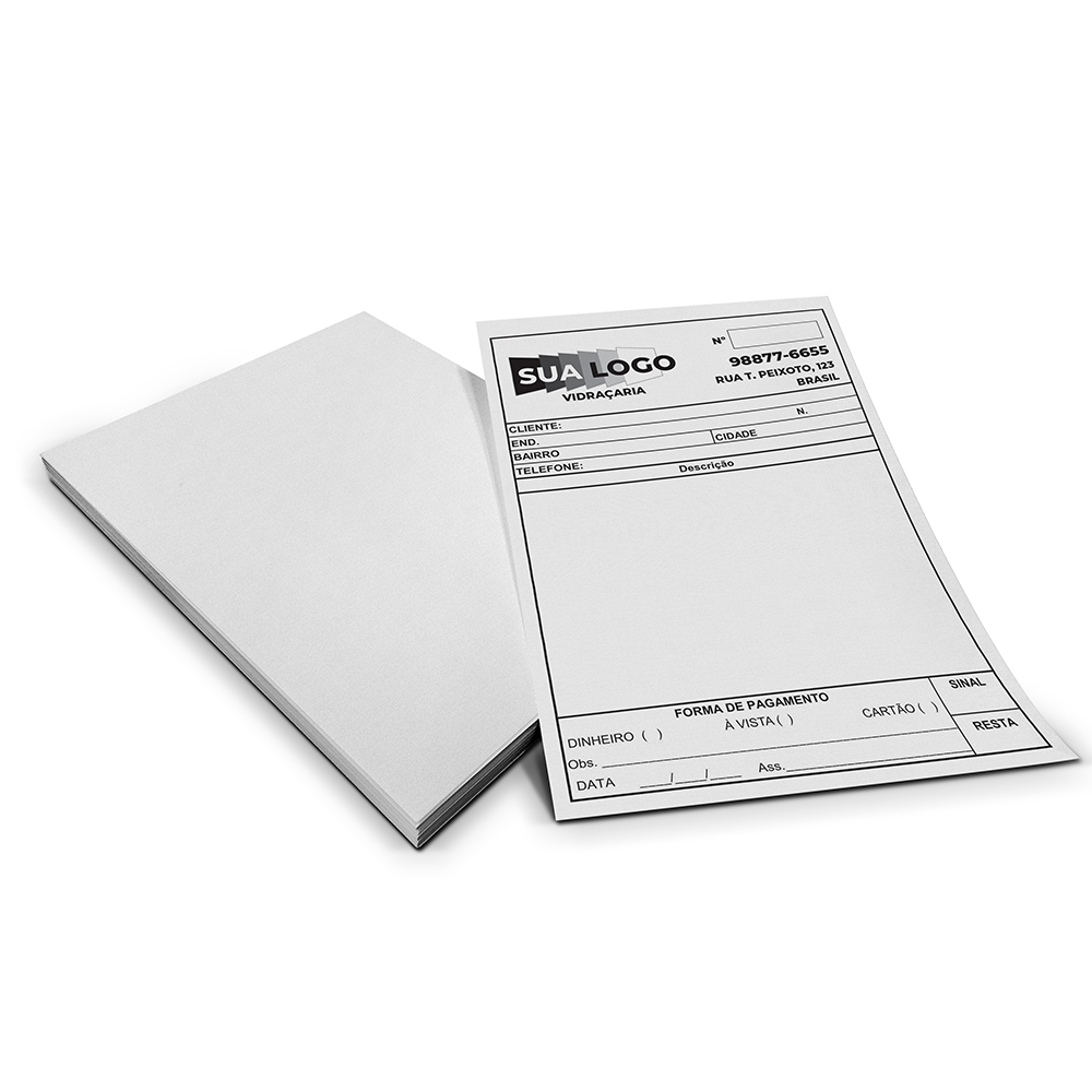 Comandas Apergaminhado 75g (150x105mm)