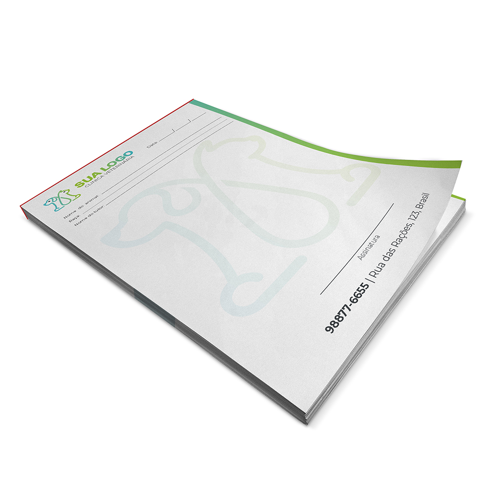 Receituários Apergaminhado 90g (105x150mm)