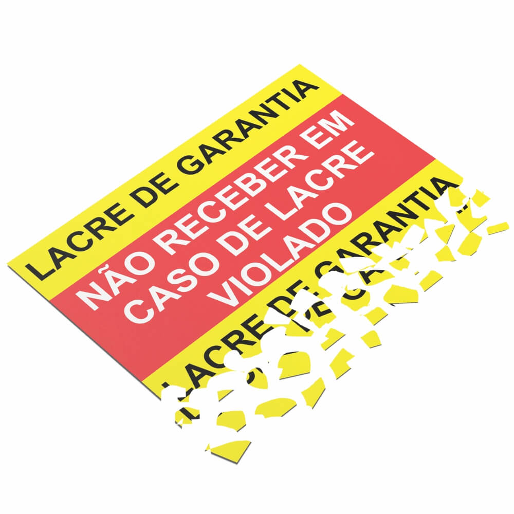 Adesivo Destrutível Casca de Ovo Pvc 0,09mm (15x35mm)