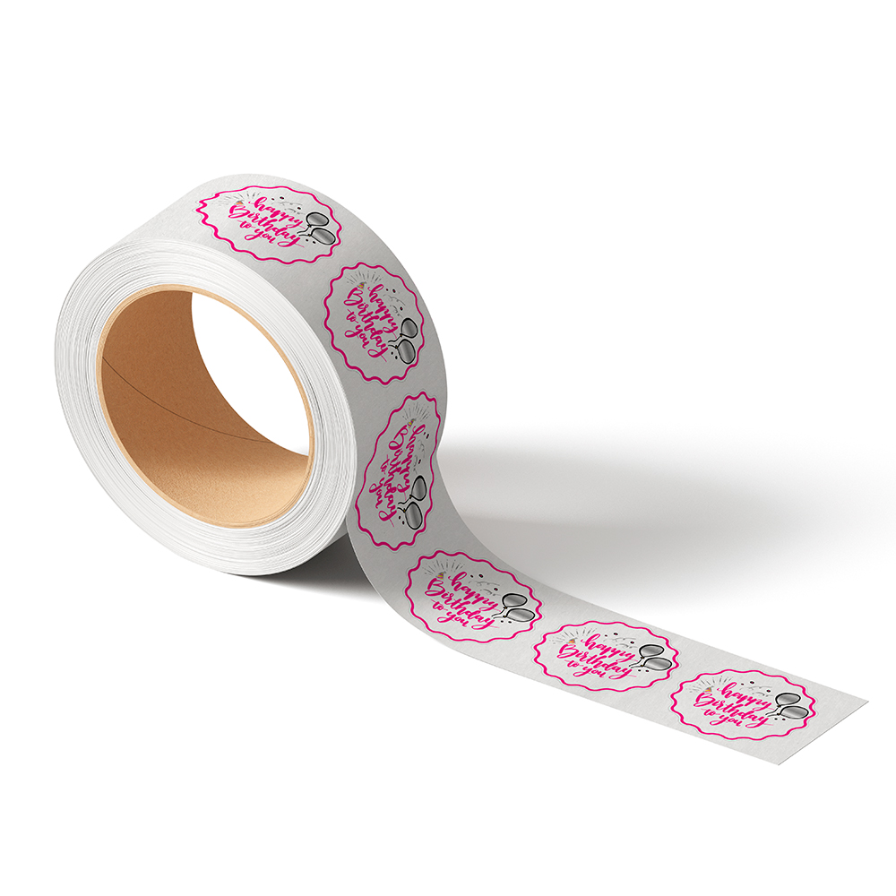 Rótulo Bobina Bopp Transparente Com Hotstamping 4x0 Cola Acrílica 120g (Tamanho Personalizado)