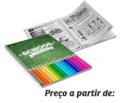 Apostila Capa Couchê 300g E Miolo Ap 75g 1X1 Várias Páginas