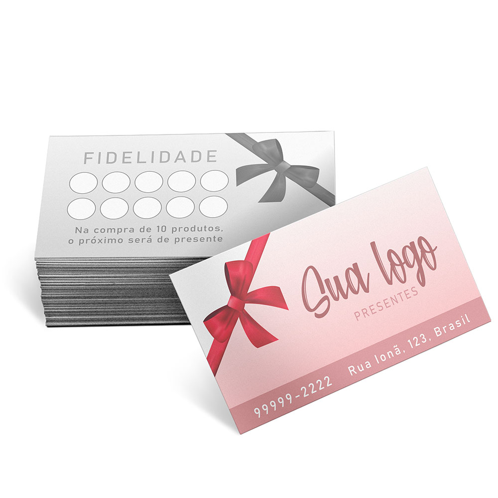 Cartões De Visita Apergaminhado 240g Sem Laminação E Sem Verniz