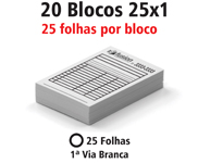 Blocos e Talões 25 Folhas AP 75g (25x1 - 210x300mm)
