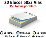 Blocos e Talões 50 Folhas AP 75g (50x2 - 210x300mm)