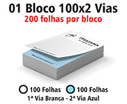 Blocos e Talões 100 Folhas AP 75g (100x2 - 150x210mm)
