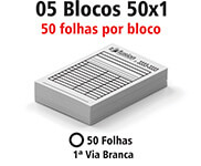 Blocos e Talões 50 Folhas AP 75g (50x3 - 210x300mm)