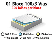 Blocos e Talões 100 Folhas AP 75g (100x3 - 150x210mm)