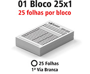Blocos e Talões 25 Folhas AP 90g (75x105mm)