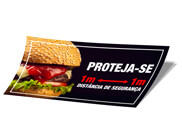 Adesivo De Piso Bopp Branco Retangular