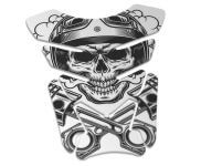 Adesivo Resinado Para Tanque De Moto Adesivo Bopp Branco