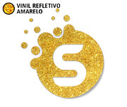 Adesivos Plotter De Recorte Vinil Refletivo Amarelo