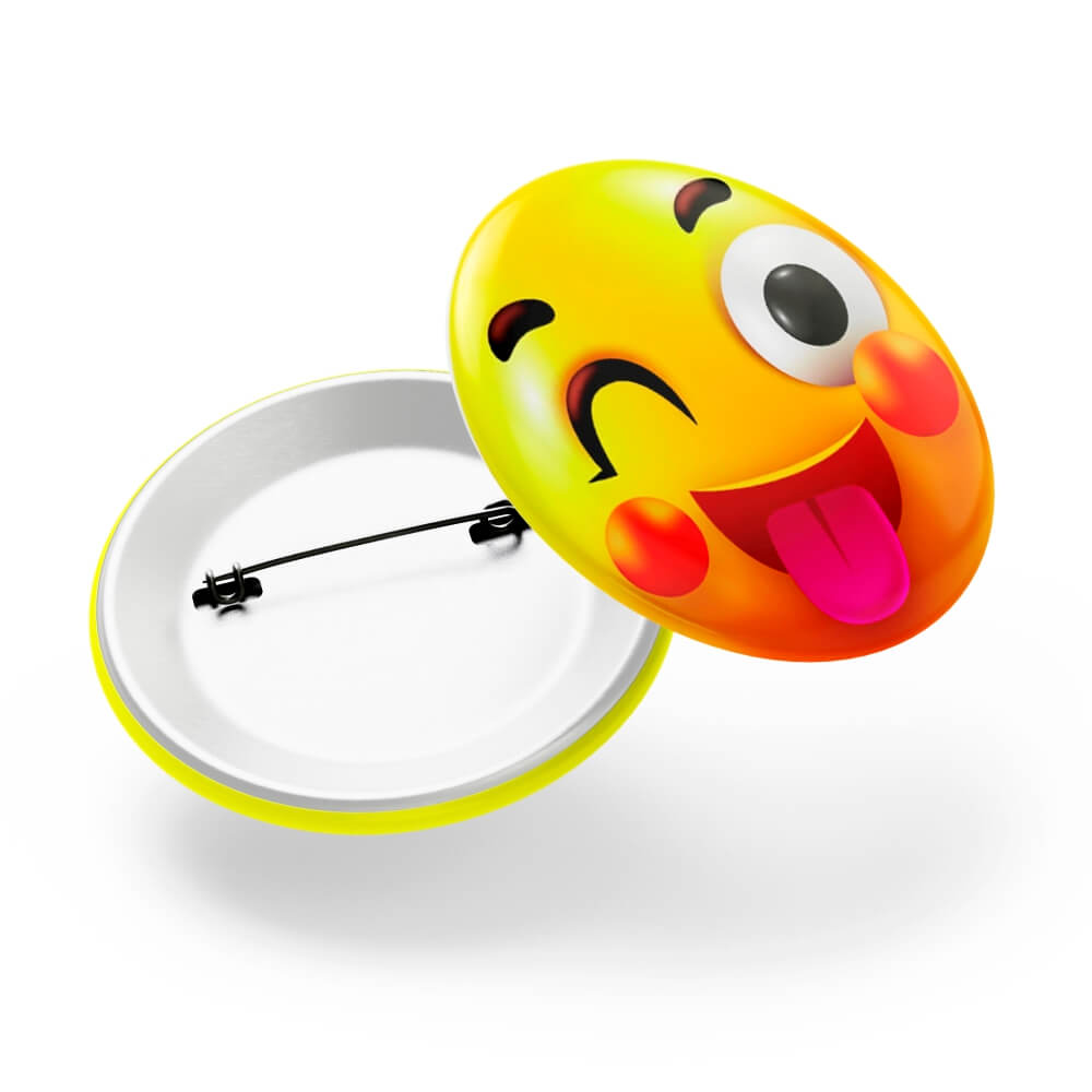 Bottons E Pins Personalizados Com Alfinete Modelo Redondo 35mm