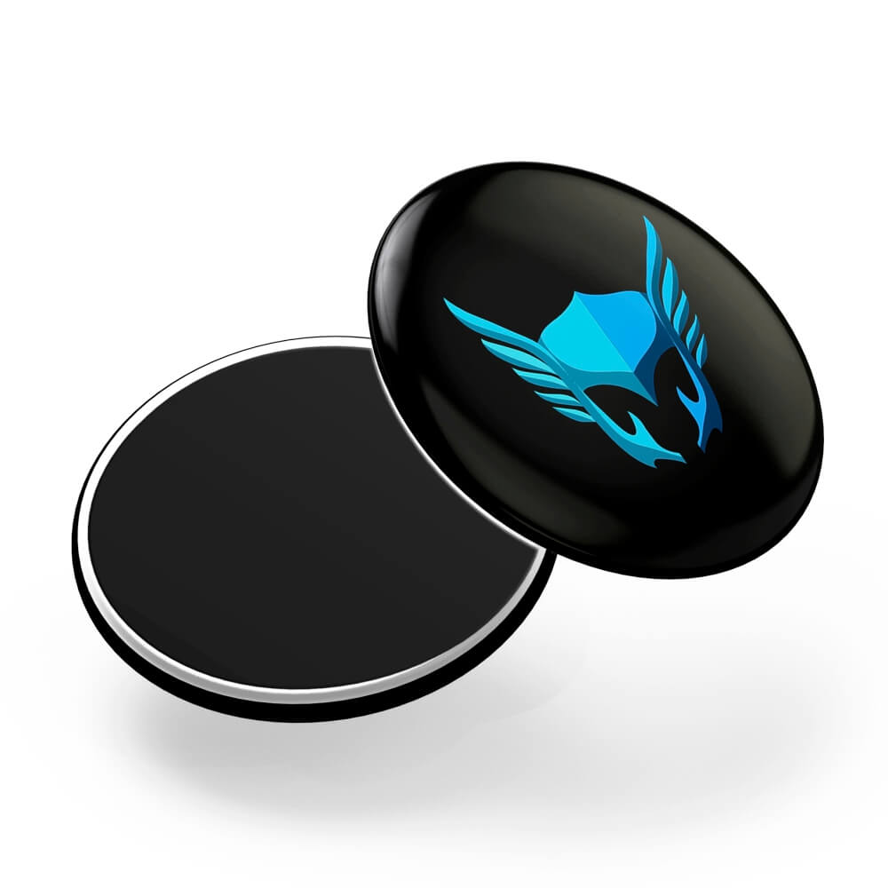 Bottons E Pins Personalizados Com Manta Magnética Modelo Redondo 35mm