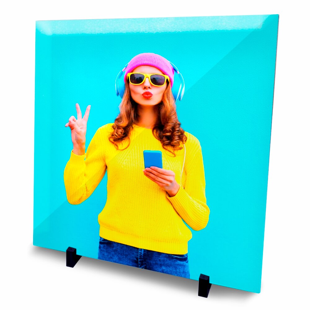 Azulejo Decorativo Com Suporte Brilho Total Frente (150x150mm)