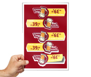 Adesivos Folha 330x480mm Bopp Transparente