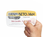 Etiquetas Corte Especial Vinil Transparente com Tinta Branca (91x51mm)