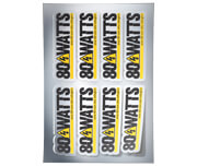 Adesivos Folha 330x480mm Metalizado sem Tinta Branca