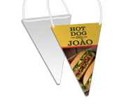 Bandeirolas Couchê 250g Pirâmide (130x210mm)