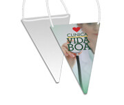 Bandeirolas Couchê 250g Pirâmide (130x210mm)