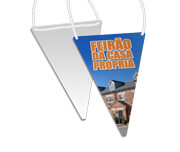 Bandeirolas Couchê 300g Pirâmide (130x210mm)