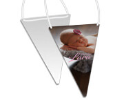 Bandeirolas Couchê 300g Pirâmide (130x210mm)