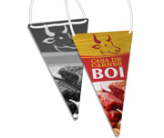 Bandeirolas Couchê 150g Pirâmide (152x300mm)