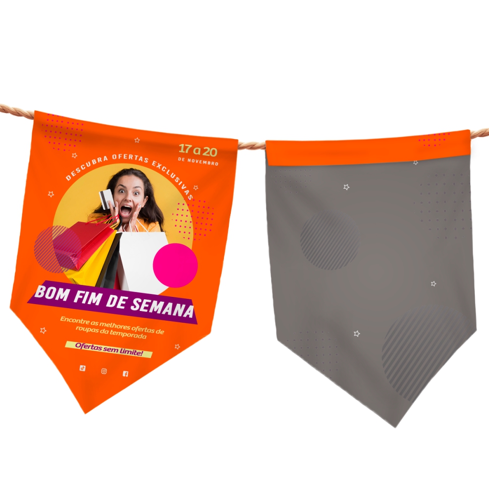 Bandeirolas Couchê 250g Chanfrada (203x288mm)