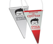 Bandeirolas Couchê 250g Pirâmide (152x300mm)