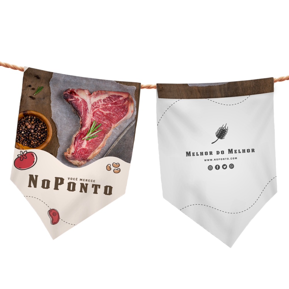 Bandeirolas Couchê 150g Chanfrada (203x288mm)