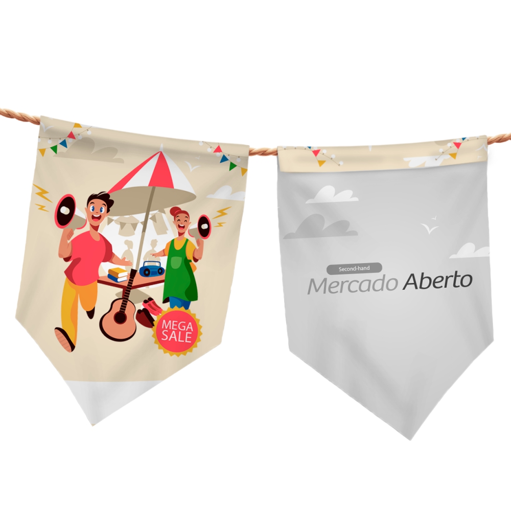 Bandeirolas Couchê 150g Chanfrada (203x288mm)