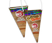 Bandeirolas Couchê 300g Pirâmide (152x300mm)