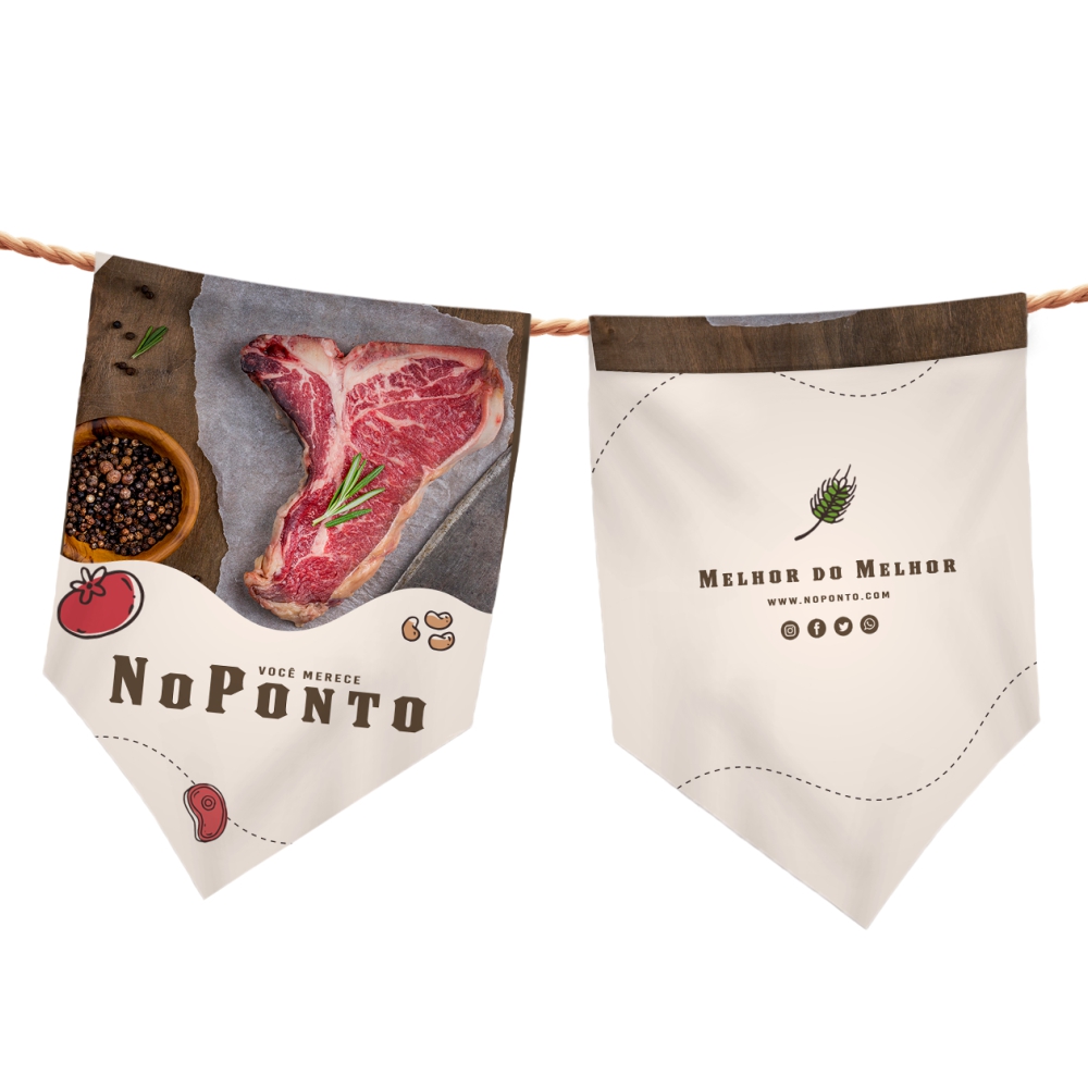 Bandeirolas Couchê 150g Chanfrada (203x288mm)