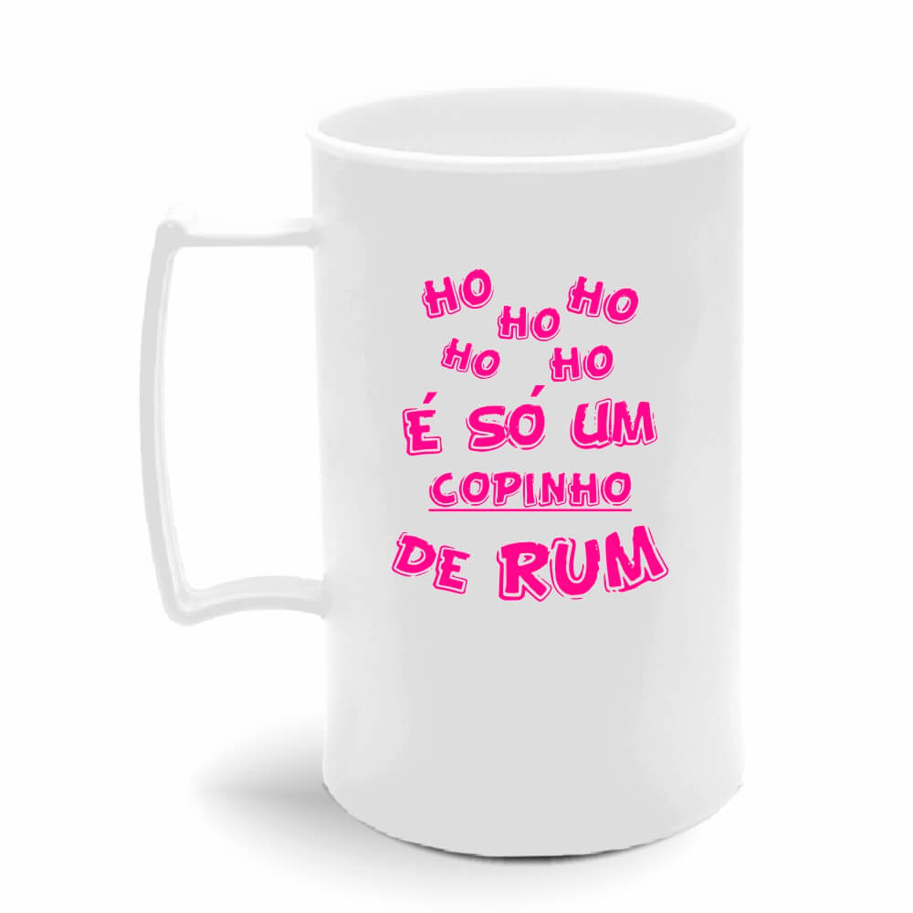 Canecas Plásticas Chopp 300ml de cor Leitosa (Branca)