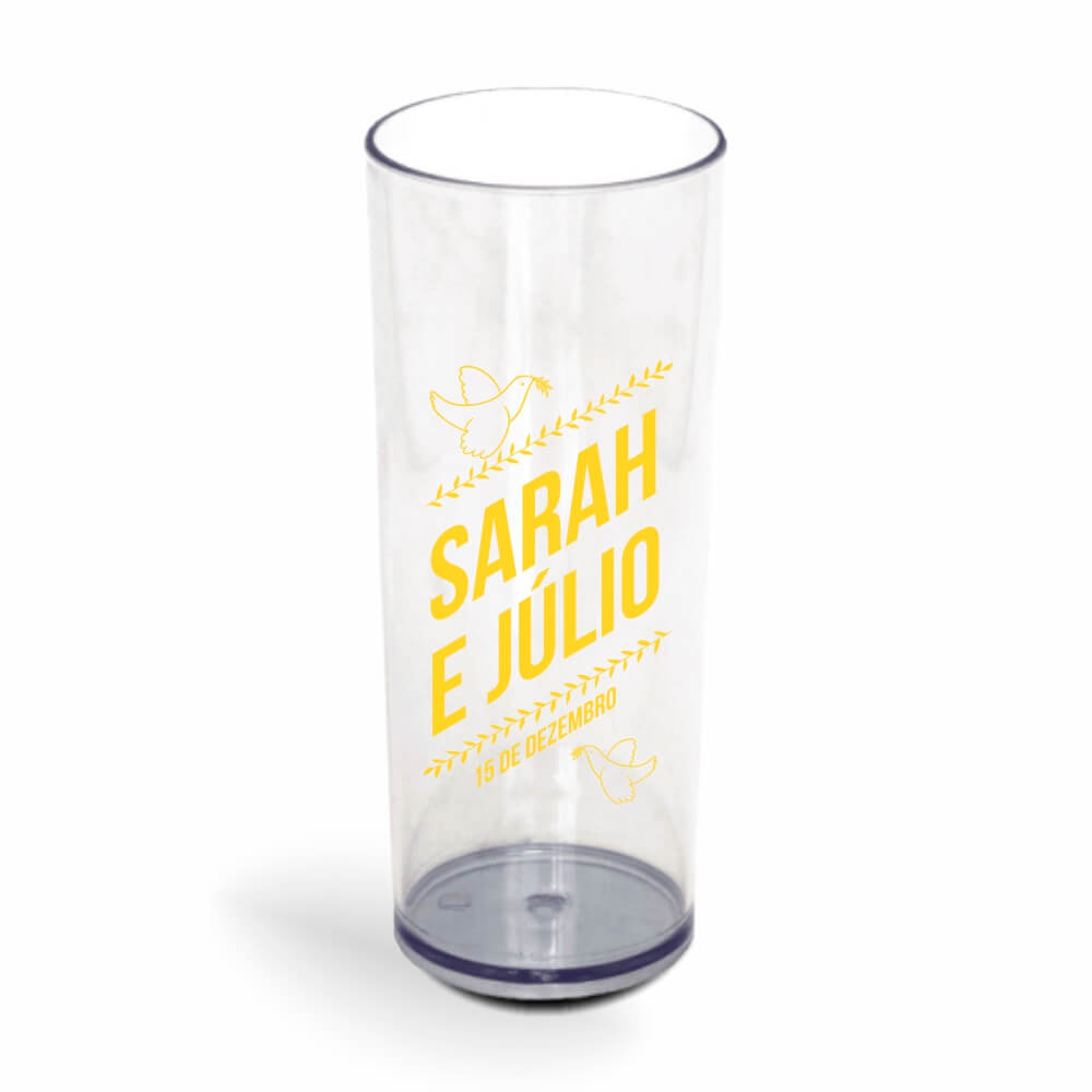 Copo Long Drink de 350ml de Cor Transparente Cristal