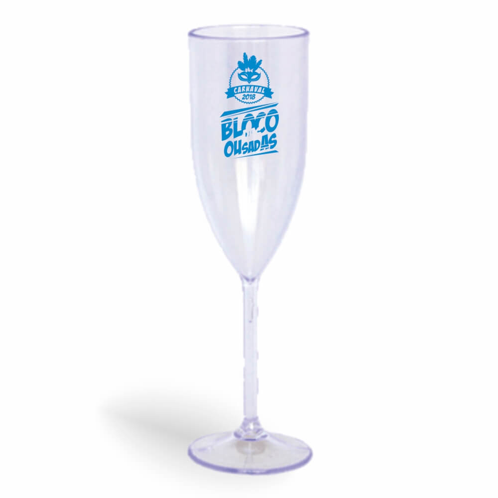 Taça de Champanhe de 180ml Cristal Transparente