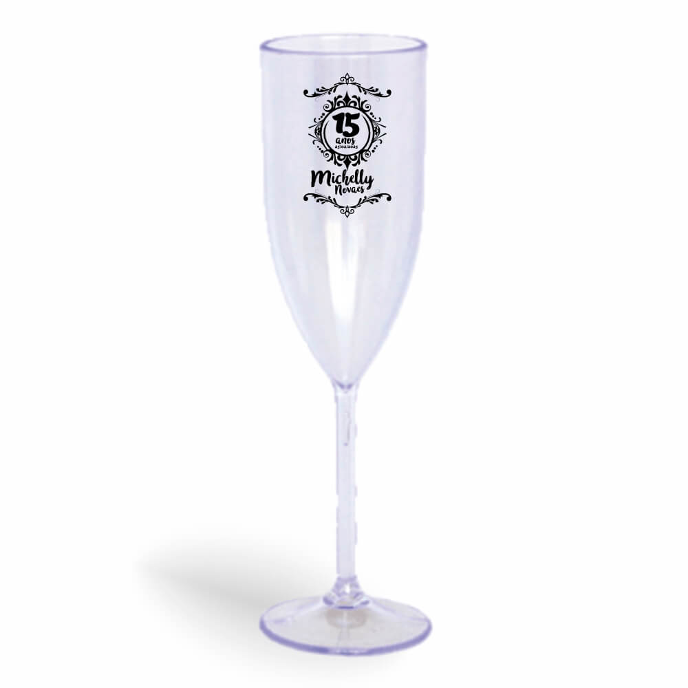 Taça de Champanhe de 180ml Cristal Transparente