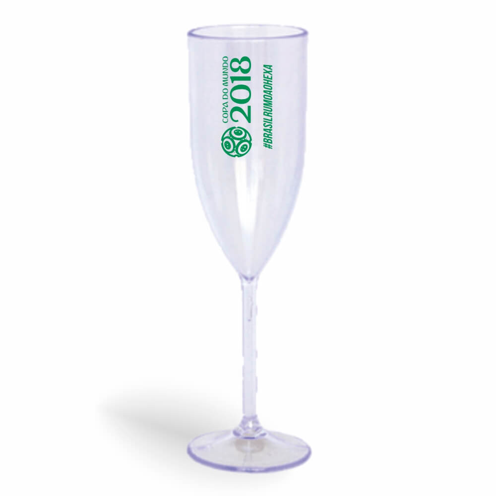 Taça de Champanhe de 180ml Cristal Transparente