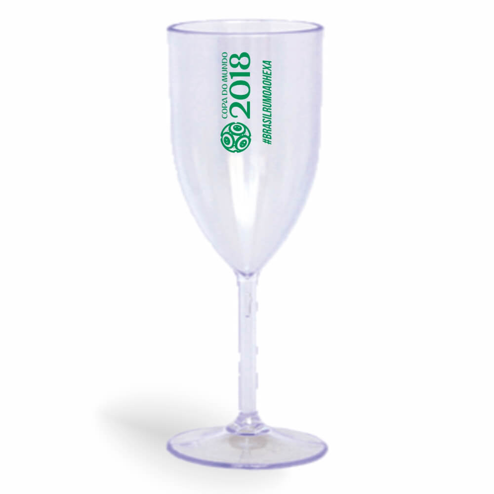 Taça de Vinho de 330ml Cristal Transparente