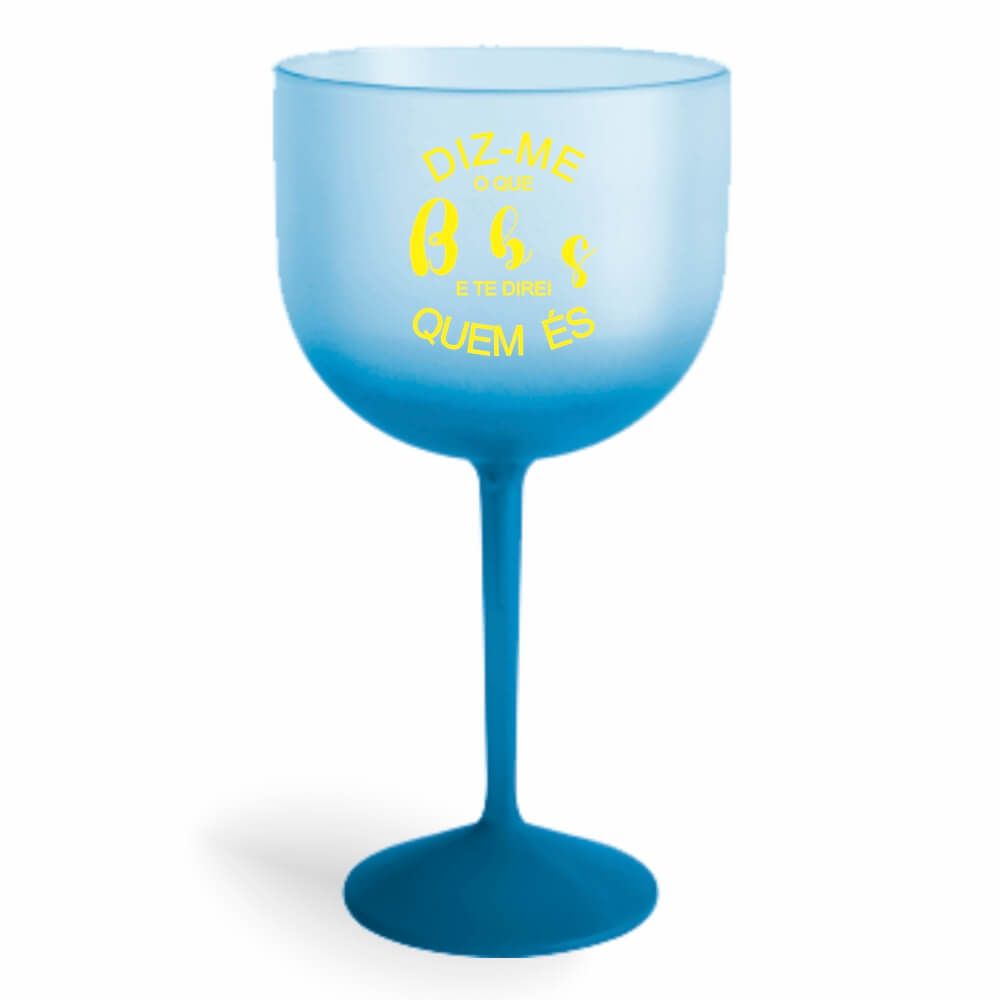 Taça de Gin de 580ml Azul Degradê