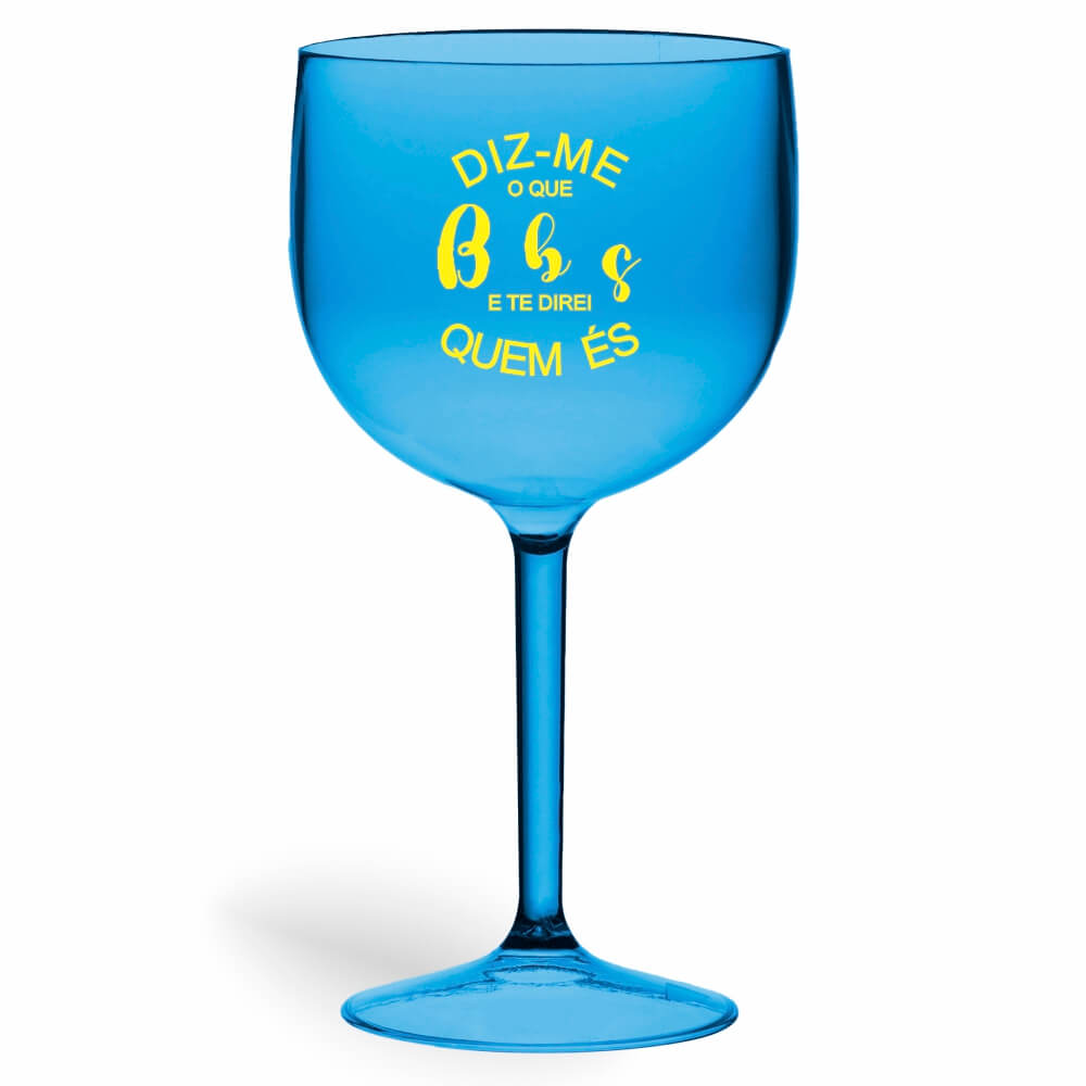 Taça de Gin de 580ml Azul Transparente
