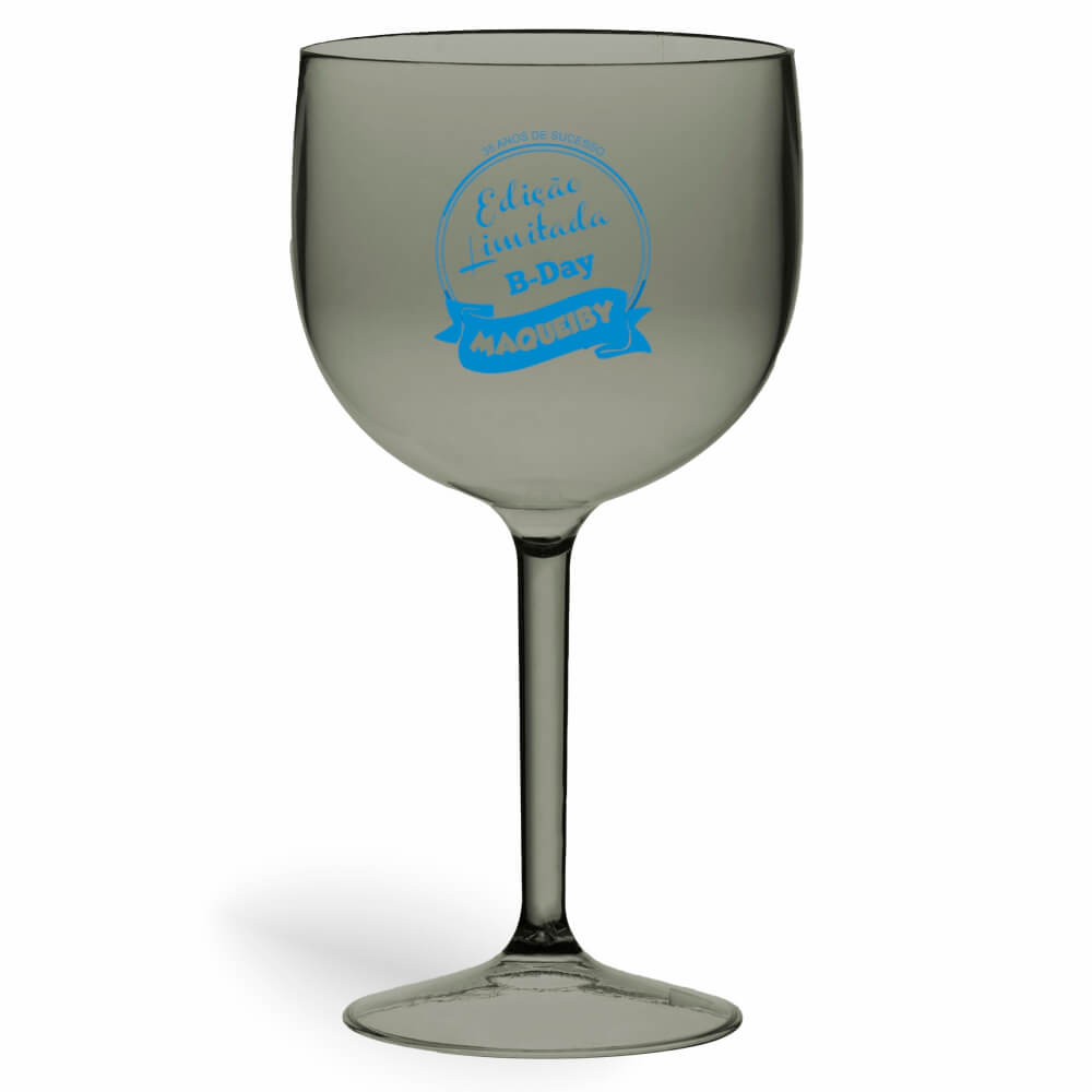 Taça de Gin de 580ml Fumê Transparente