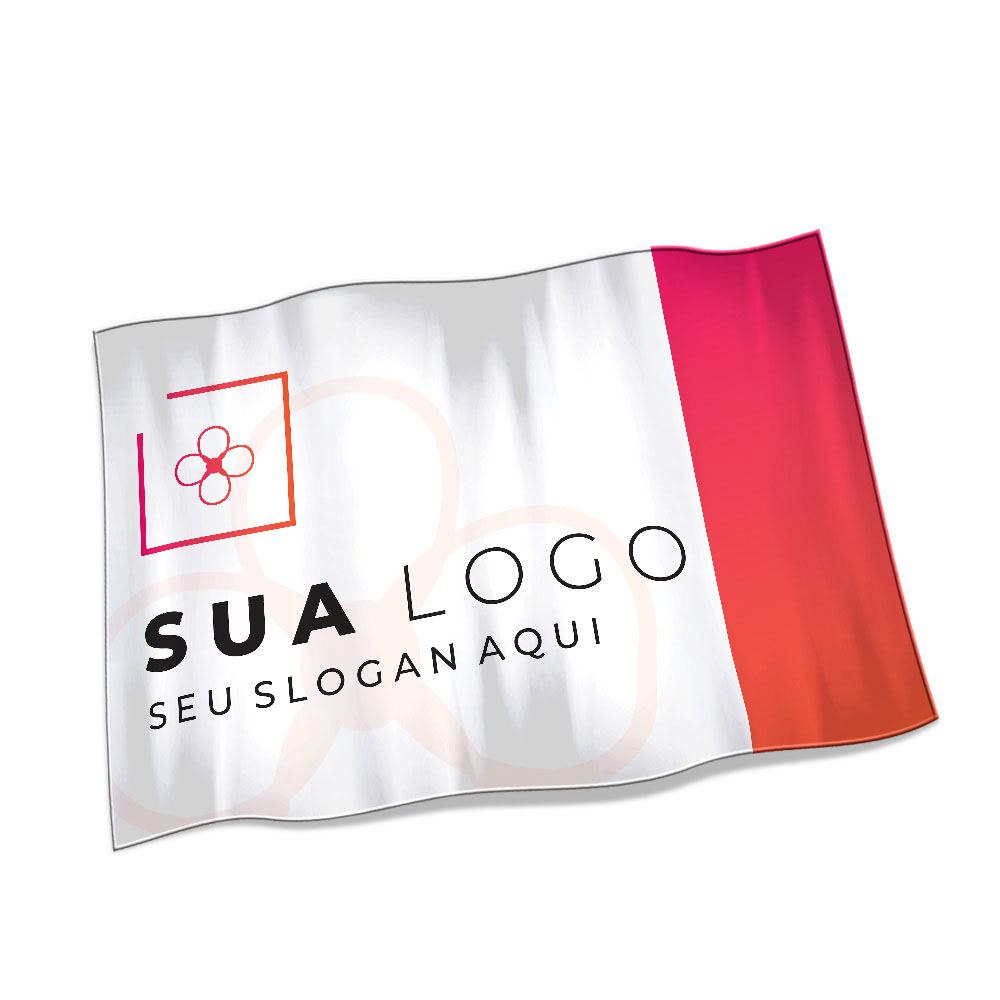 Bandeiras Cacharrel Costura Linha Branca Overlock (1400x900mm)