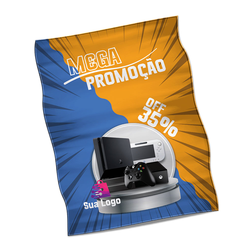 Bandeiras Cacharrel Costura Linha Branca Overlock (350x450mm)