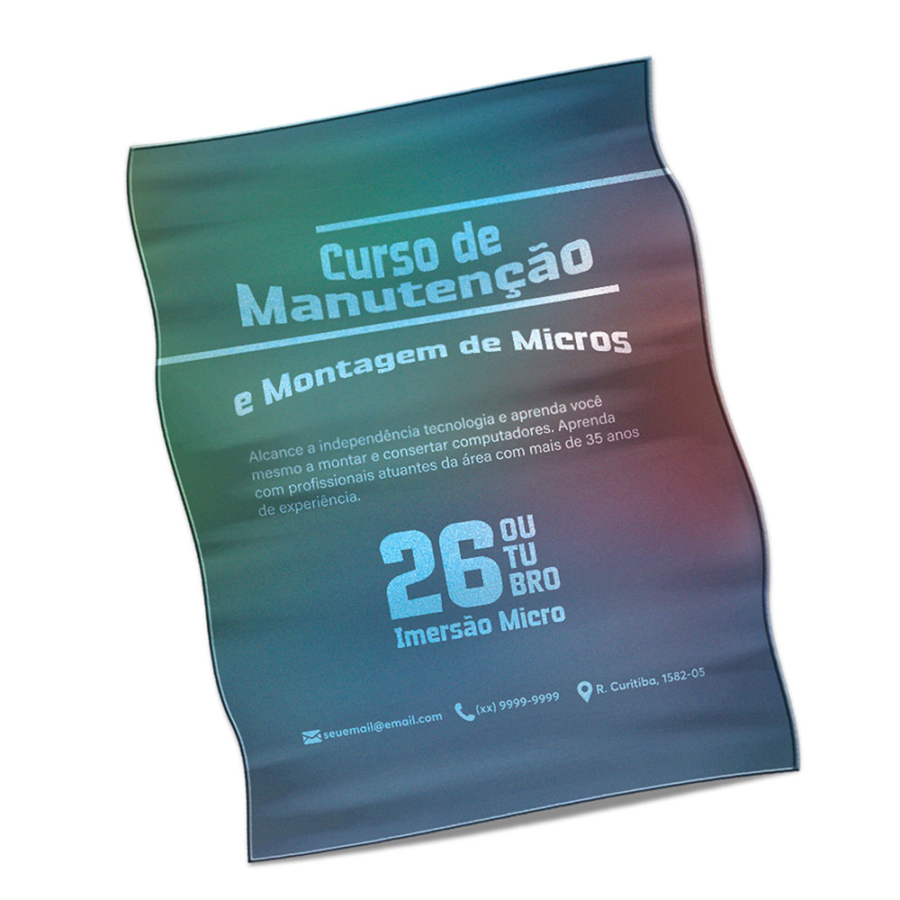 Bandeiras Cacharrel Costura Linha Branca Overlock (350x450mm)