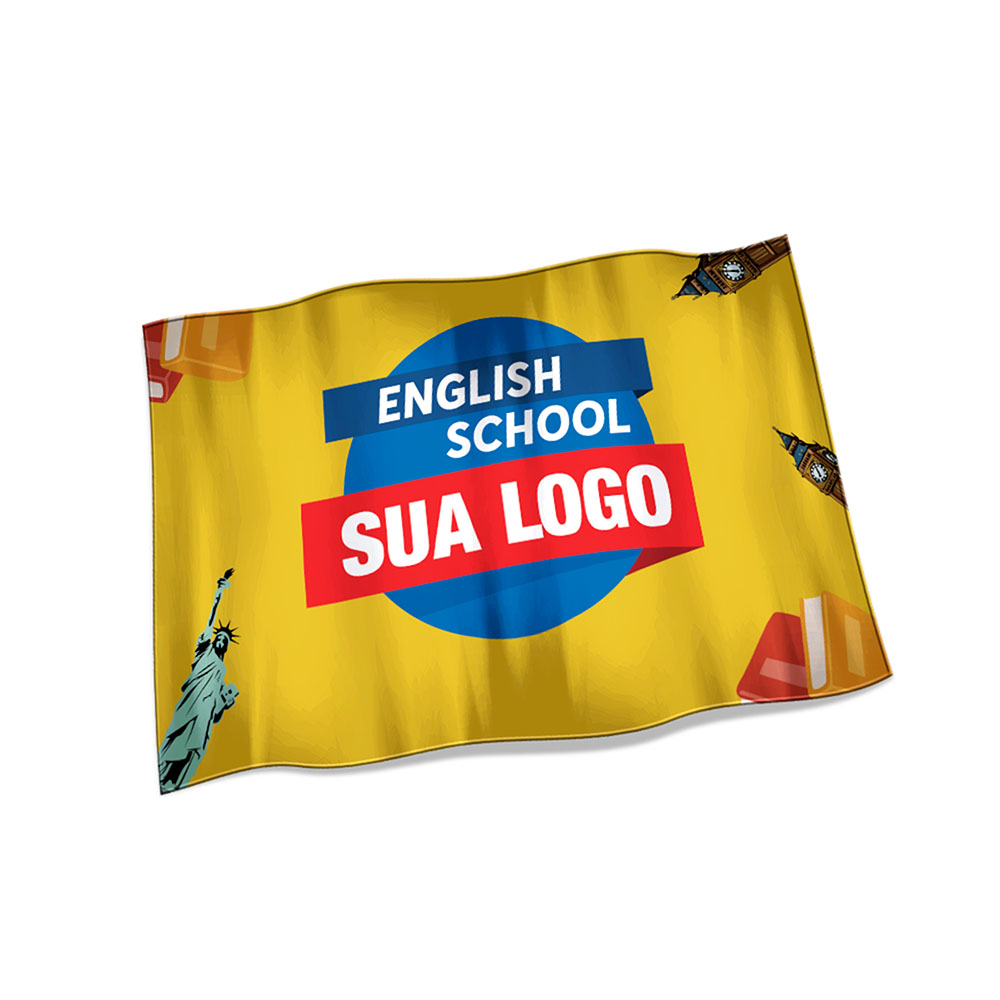 Bandeiras Cacharrel Costura Linha Branca Overlock (700x450mm)