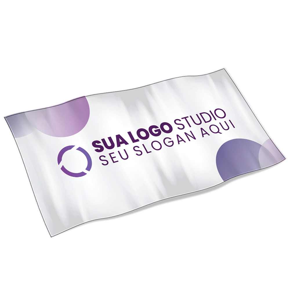 Bandeiras Cacharrel Costura Linha Branca Overlock (1000x500mm)